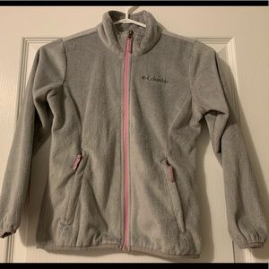Columbia fleece jacket size 7-8